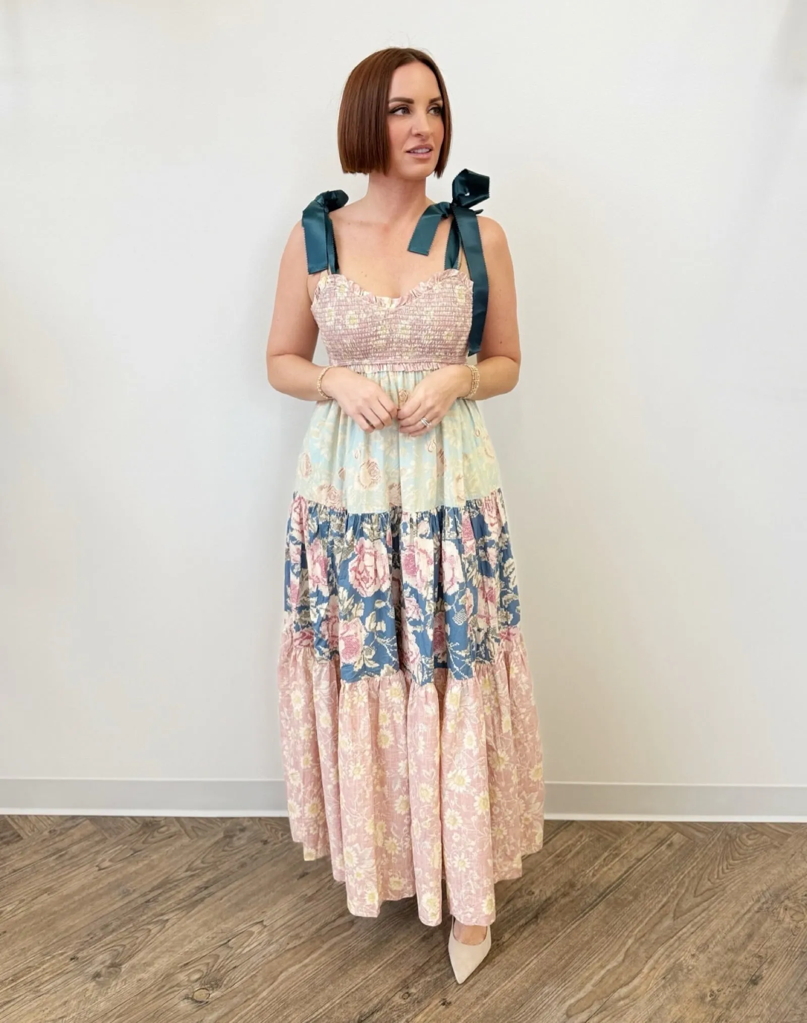 Blair Printed Tiered Maxi