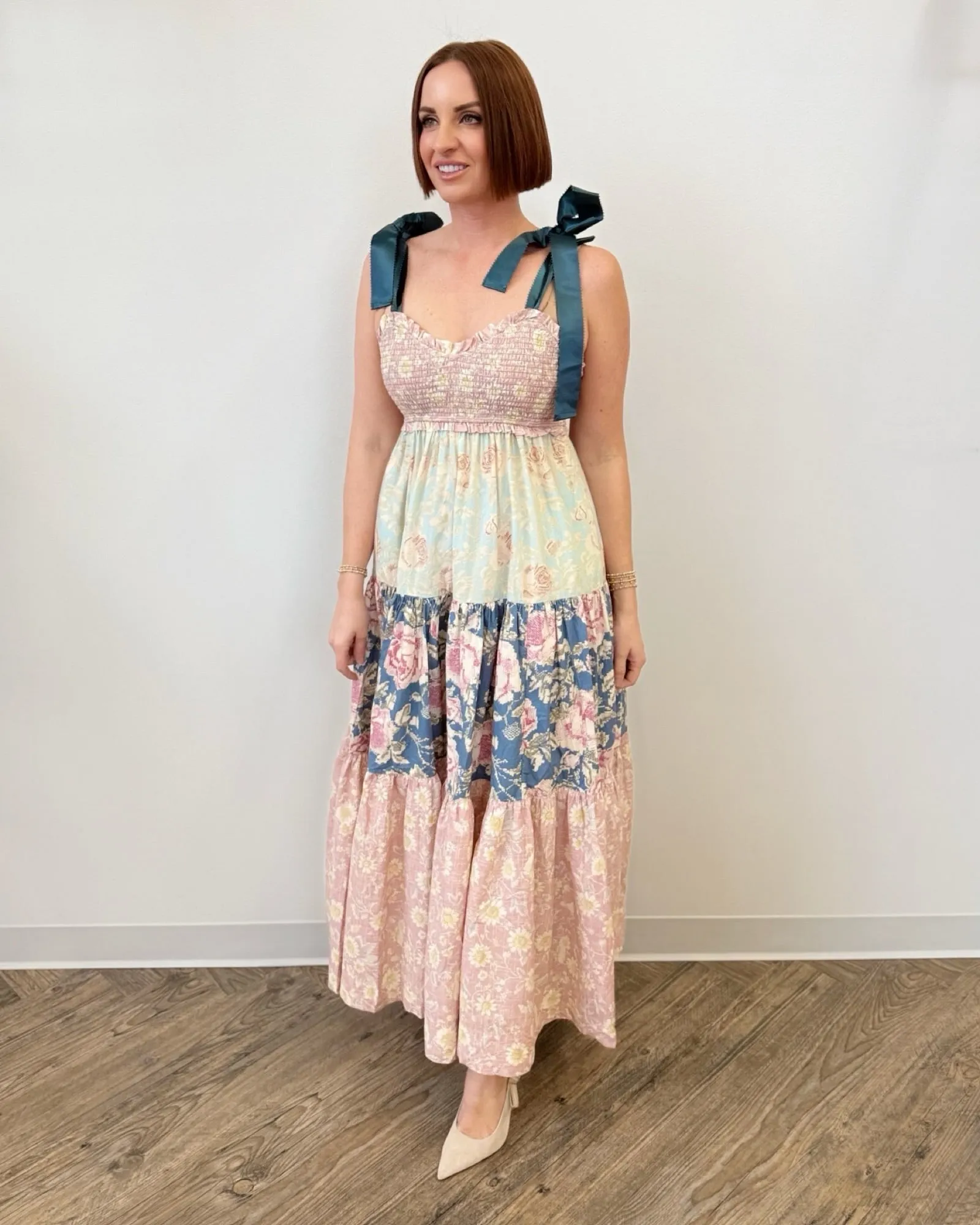 Blair Printed Tiered Maxi