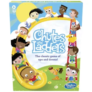 Chutes and Ladders Kids Board Game, Games for Preschoolers, 2-3 Players, Christmas Gifts for Kids, Ages 3 