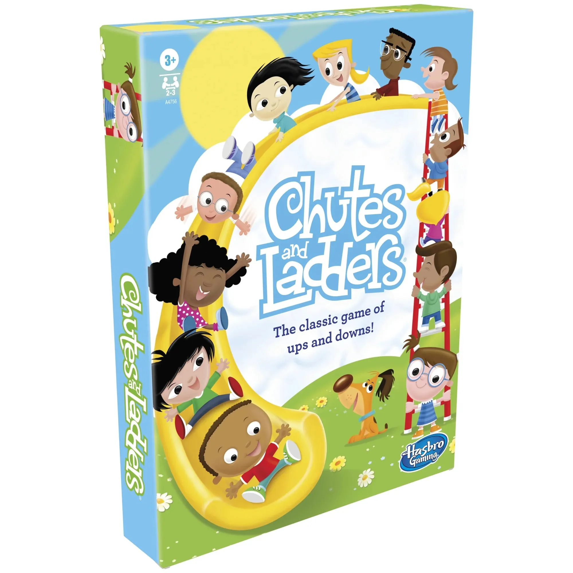 Chutes and Ladders Kids Board Game, Games for Preschoolers, 2-3 Players, Christmas Gifts for Kids, Ages 3 