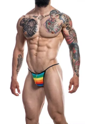 Cut For Men G-string-Rainbow- S