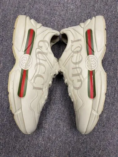 Gucci Rhyton Vintage Stripe Low Top Sneaker Men’s Size 14
