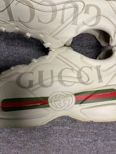 Gucci Rhyton Vintage Stripe Low Top Sneaker Men’s Size 14