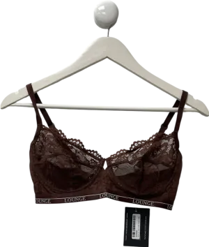 Lounge Underwear Brown Blossom Balcony Bra UK 34E