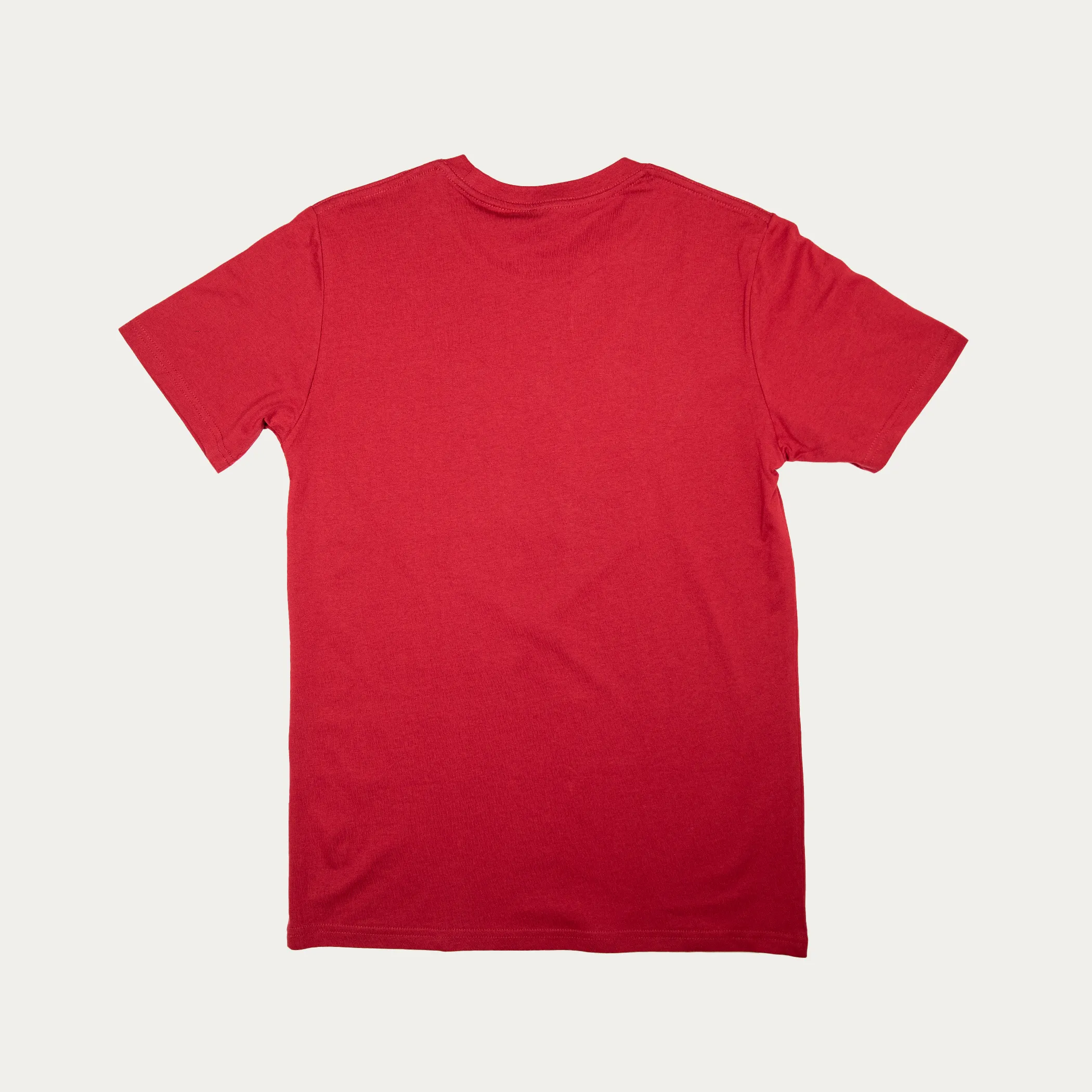 Men's Primary Crest Tee in Cardinal