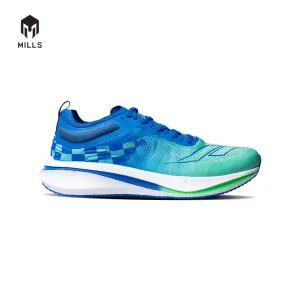 Mills Sepatu Lari Running Shoes Enermax Dynaplate Rush Green / Blue / Off White 9103901