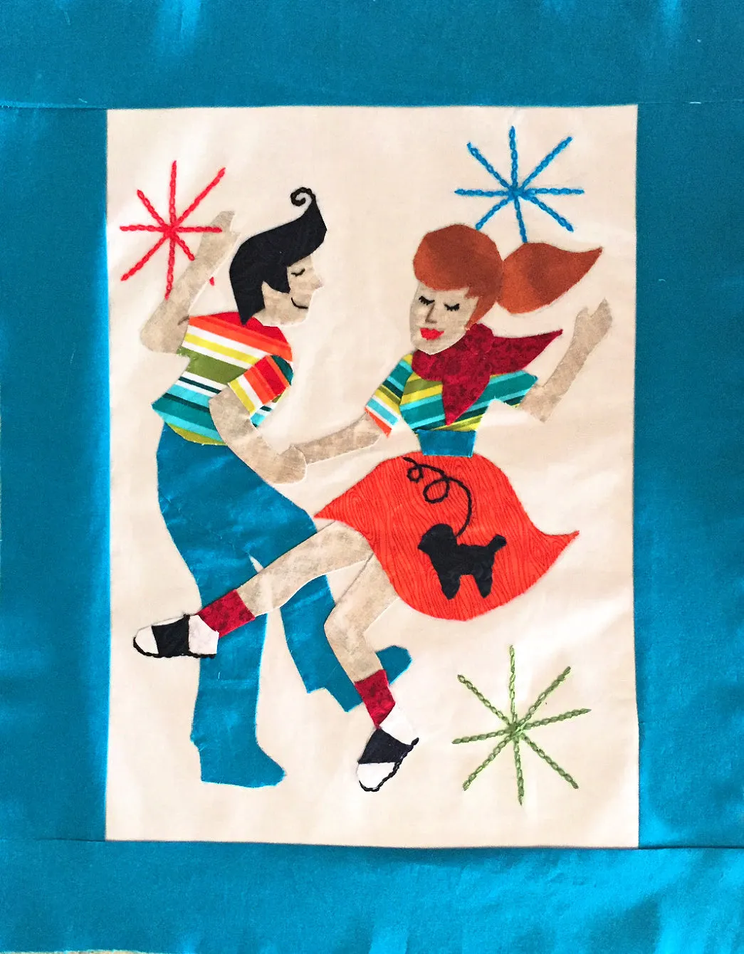 Retro Flash Block #7- Dance