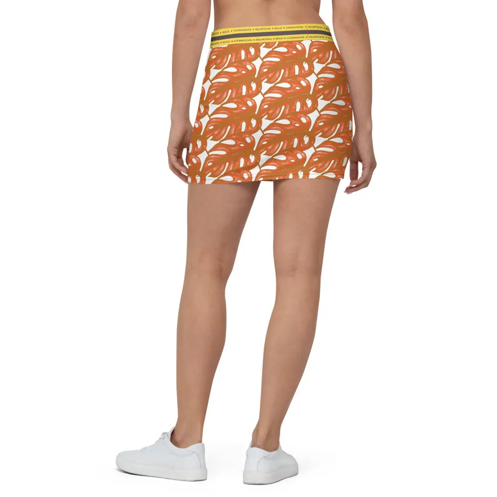 Rotten Banana Clothing Mini Skirt Peach
