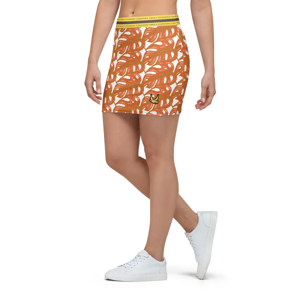 Rotten Banana Clothing Mini Skirt Peach