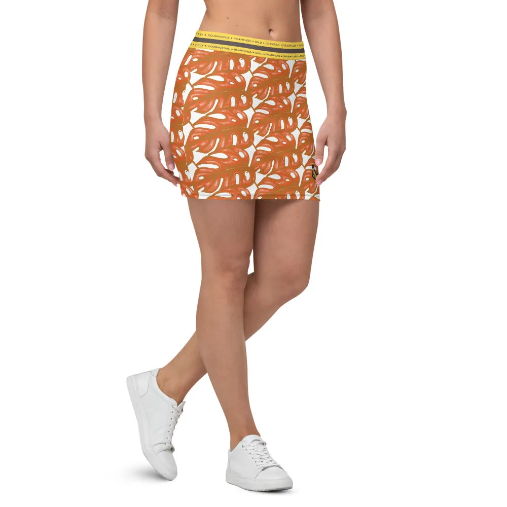 Rotten Banana Clothing Mini Skirt Peach
