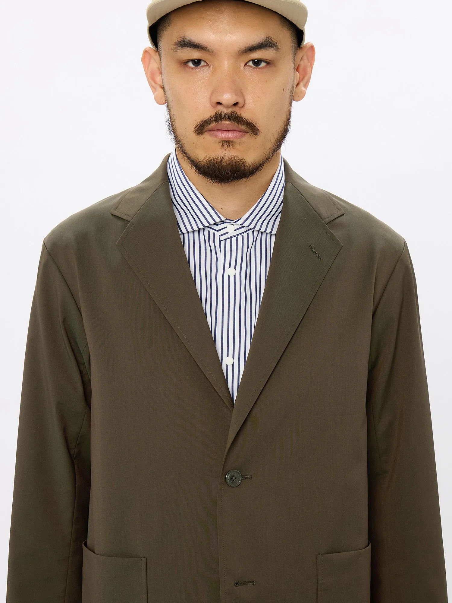 Wool Blend Twill 2B Jacket